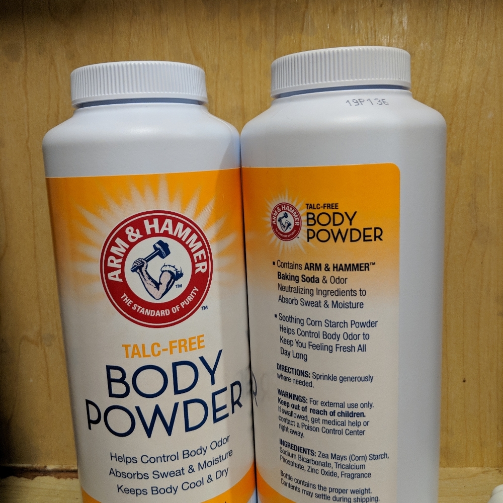 5- ARM & HAMMER BODY POWDER X 5